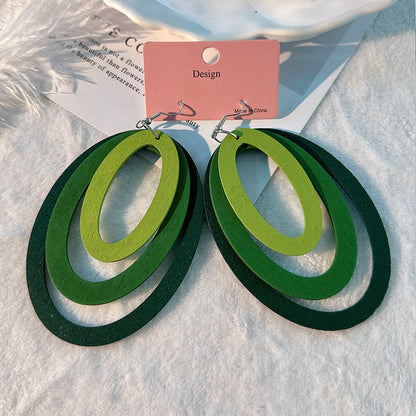 Fashion Design Candy Color Chain Female Dopamine Rings