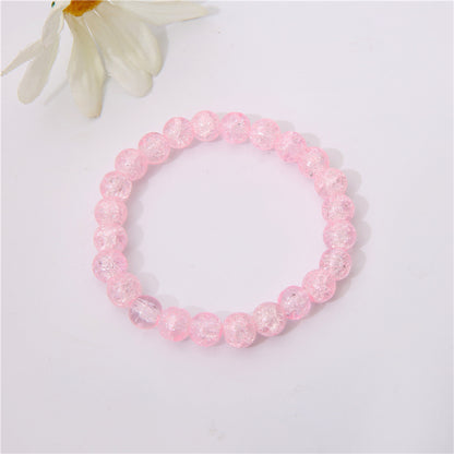 Style Graceful Cute Solid Color Crystal Bracelets