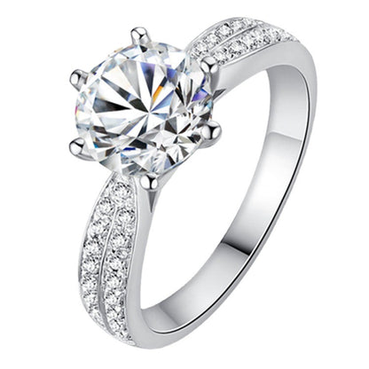 Moissanite Female Live Streaming On Opening Rings