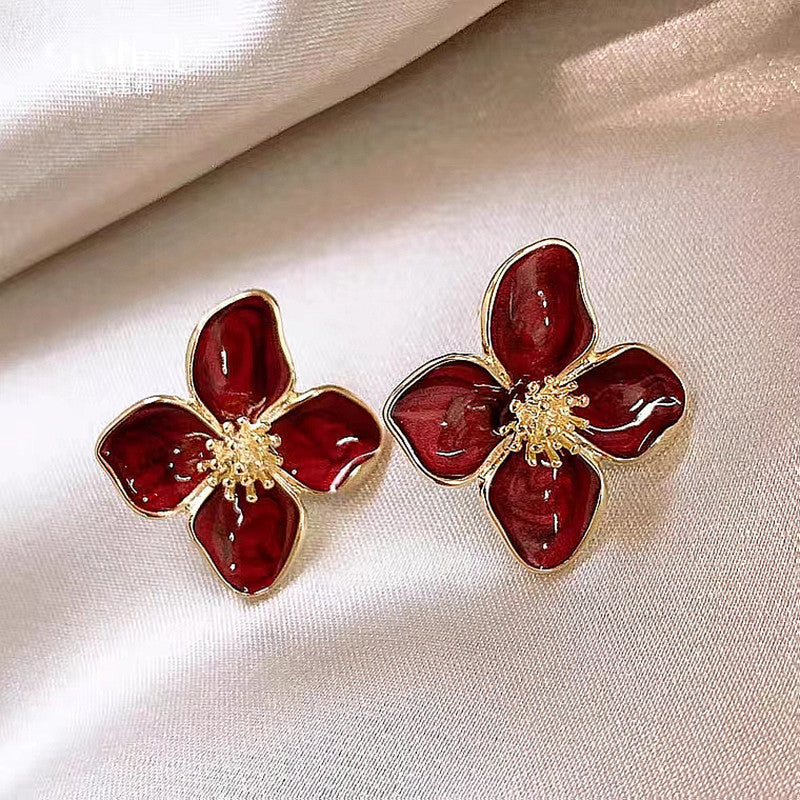 Affordable Luxury Fashion High-grade Small Fresh Flower Earrings