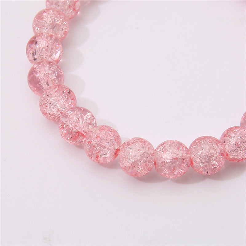 Style Graceful Cute Solid Color Crystal Bracelets