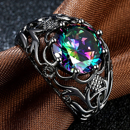 Jewelry Colorful Stone Creative Style Vintage Rings