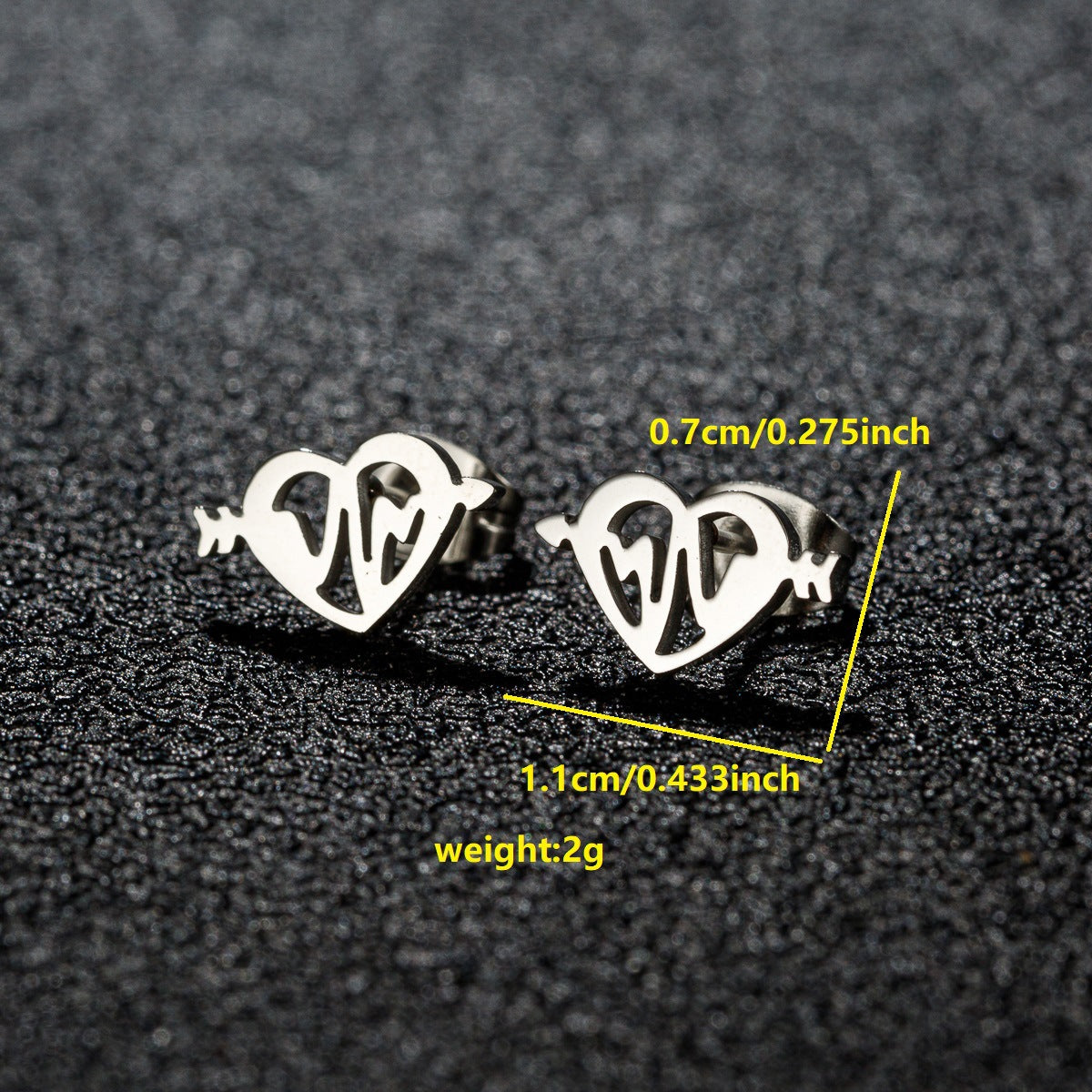 Stainless Steel Halloween Spider Versatile Geometric Earrings