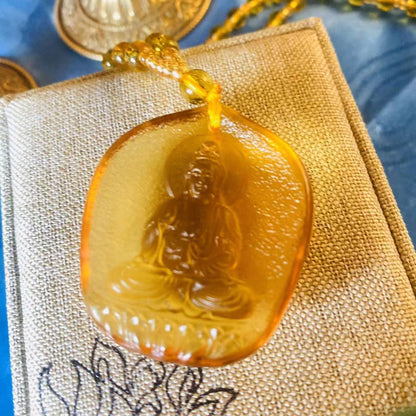 God Of Wealth Binding Avalokitesvara Buddha Pendants