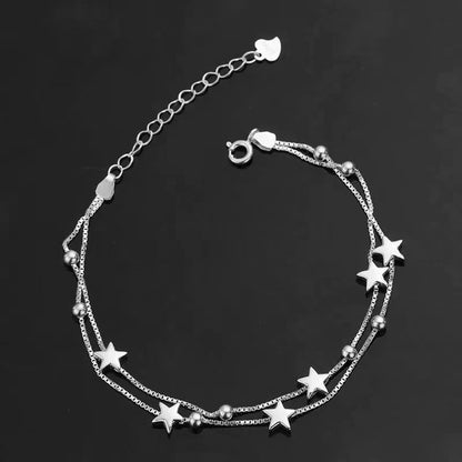 Style Double Circles Star Female Niche Bracelets