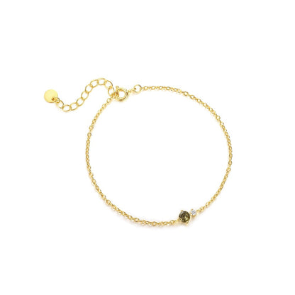Sier French Entry Lux Colorful Zircon Bracelets