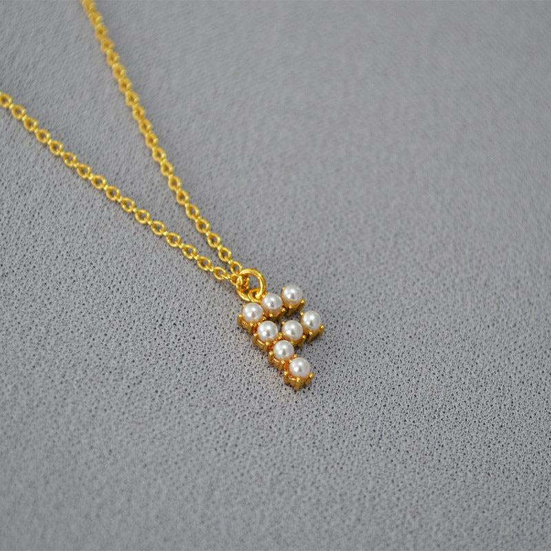 Style Fashion Simple Brass Gold-plated Inlaid Necklaces