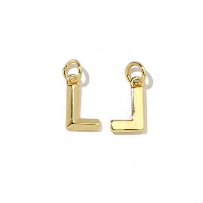 Real Gold Color Retaining English Letter Female Necklaces