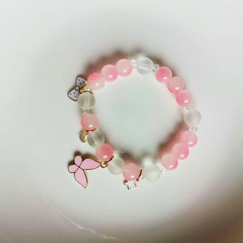 Children's Cartoon Beaded Cute Sweet Princess Style Bracelets