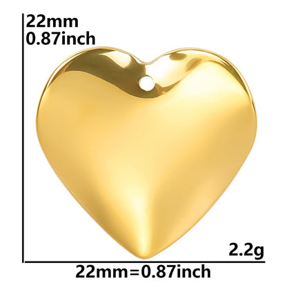 Colorful Vacuum Plating Stainless Steel Geometric Spacer Pendants
