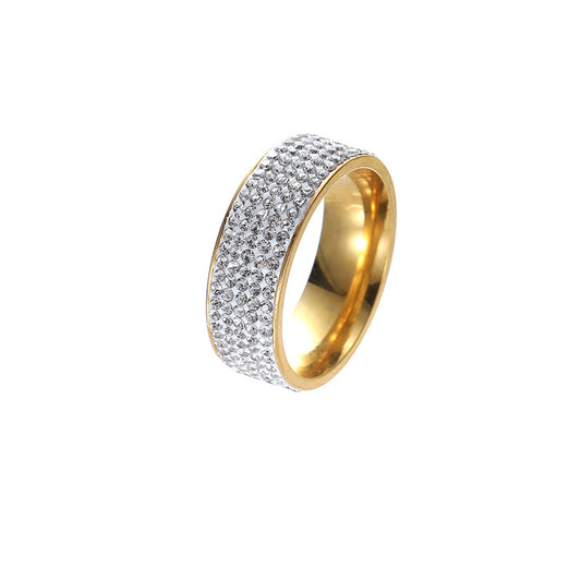 Men's Does Not Fade Design Ornament Gang Rings