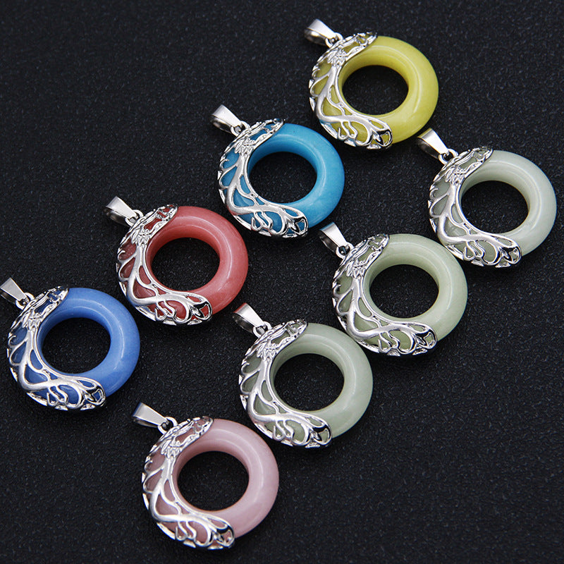 Peace Buckle Sun Moon Guardian Retro Pendants