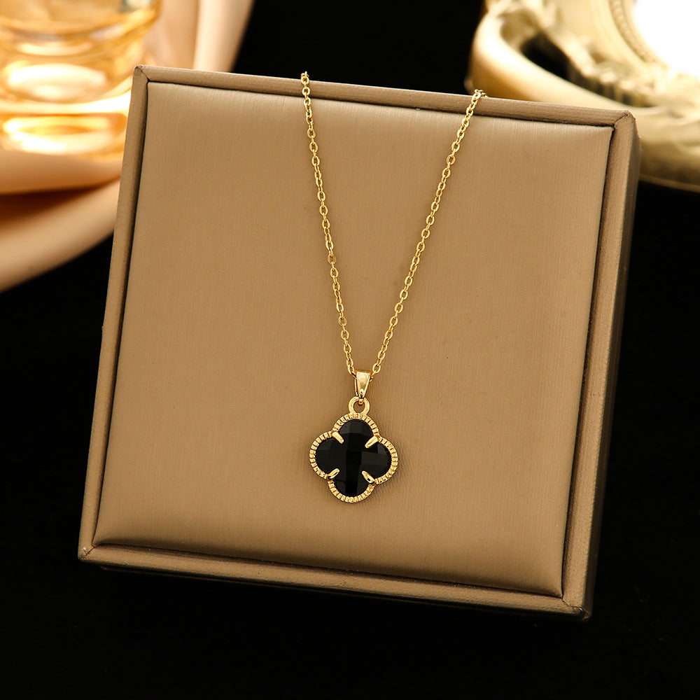 Women's Steel Ornament Design High-grade Light Luxury Necklaces