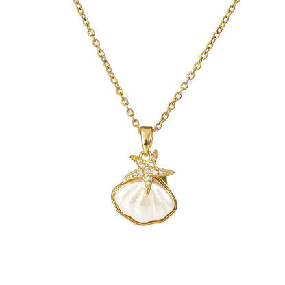 Titanium Steel Female Niche Temperament Entry Lux Necklaces