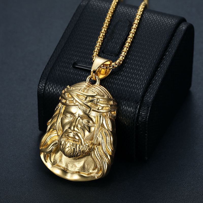 Ear Accessories Titanium Steel Vacuum Gold Pendants