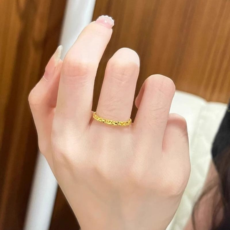 Women's Ice Light Luxury High-grade Design Plated Rings