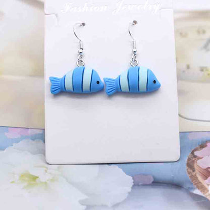 Ice Cream Candy Drink Resin Homemade Earrings