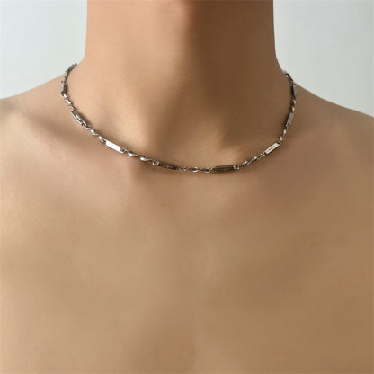 Women's & Men's Mobius Titanium Steel Niche Design Cold Wind Hip Necklaces