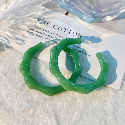 Fashion Design Candy Color Chain Female Dopamine Rings