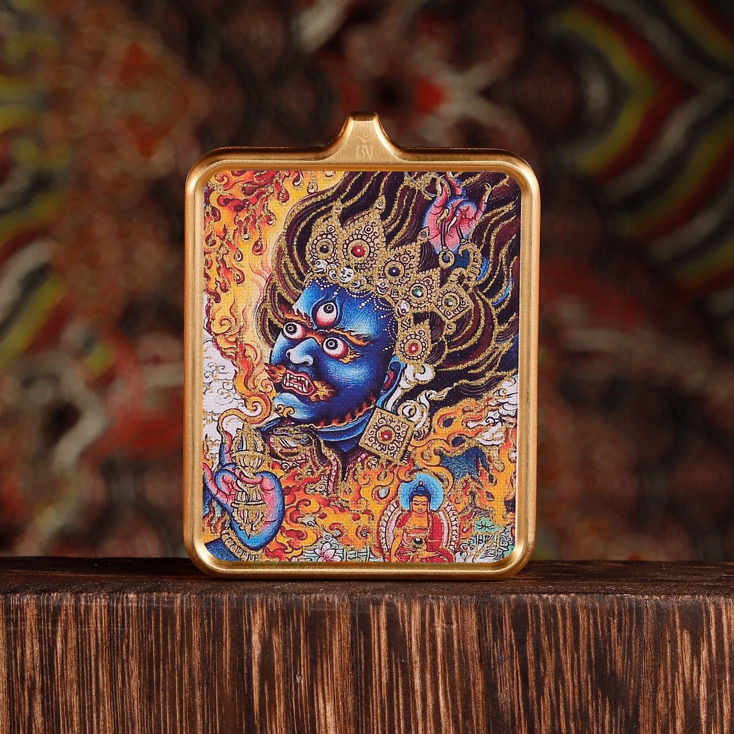 Yellow God Of Wealth Small Niche Pendants