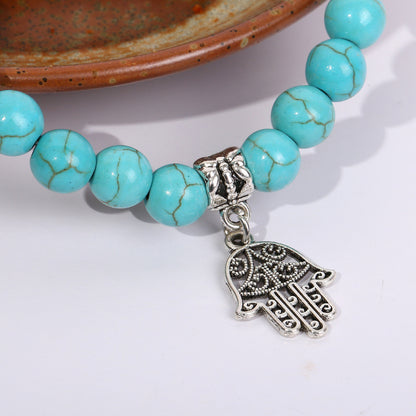 Women's Beaded Suit Bohemian Ethnic Turquoise Bracelets