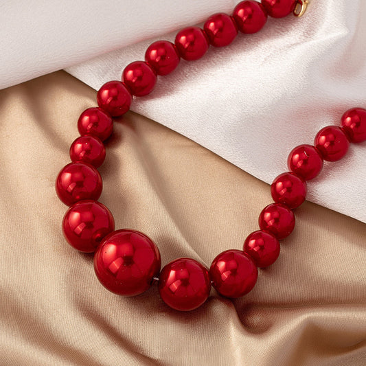 Women's Style Vintage Court Pearl For Korean Elegant Necklaces