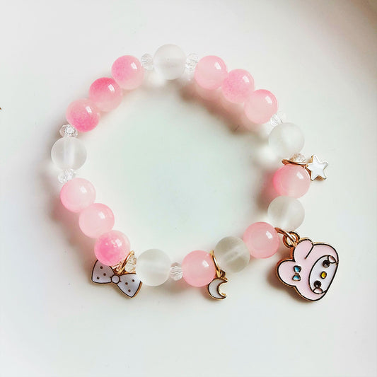 Children's Cartoon Beaded Cute Sweet Princess Style Bracelets