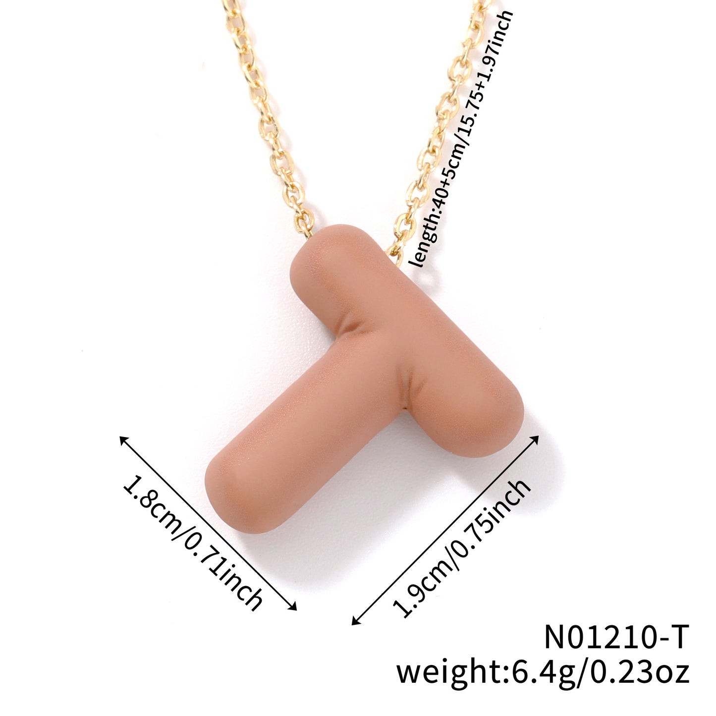 Comfortable Fashionable Personalized Trendy Simple Letter Necklaces