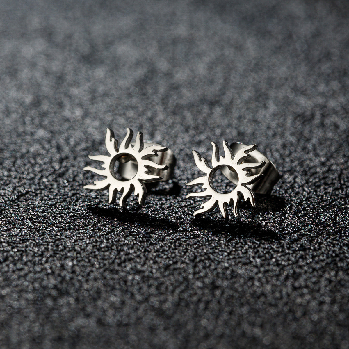 Stainless Steel Football Baseball Rugby Fashion Earrings