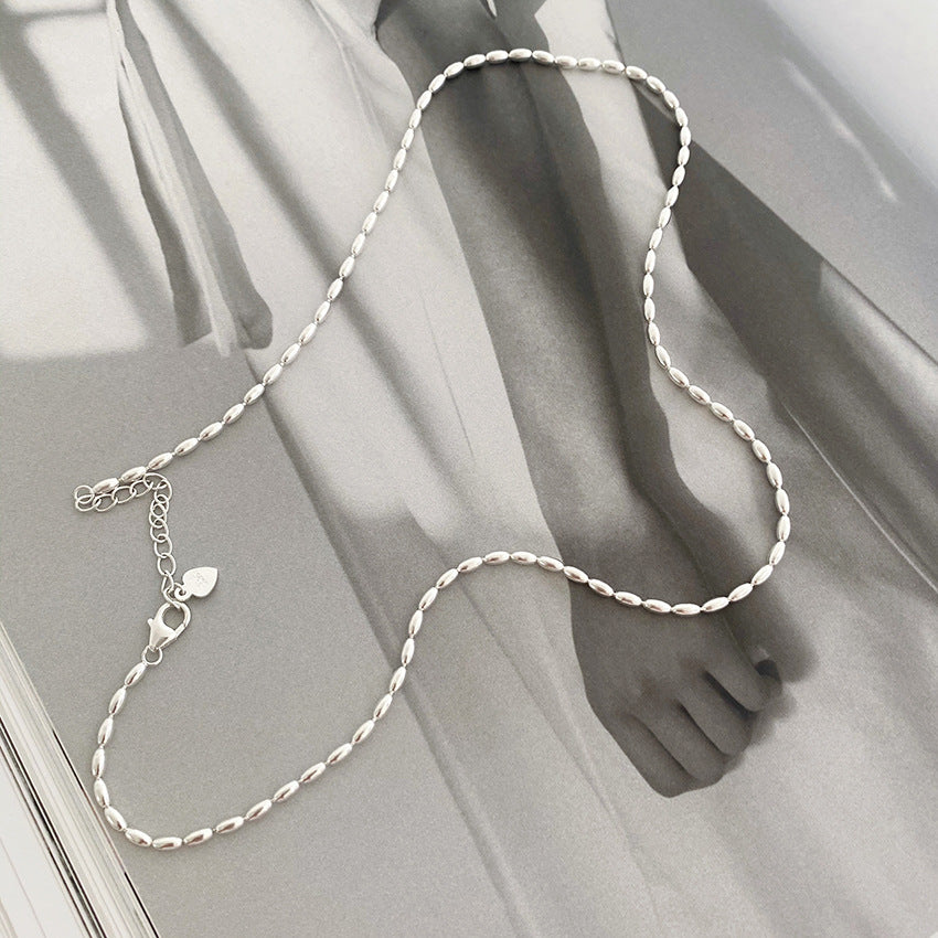 Olive Beads Female Clavicle Chain Pure Necklaces