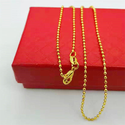 Alluvial Gold Clavicle Chain Fine Small Necklaces