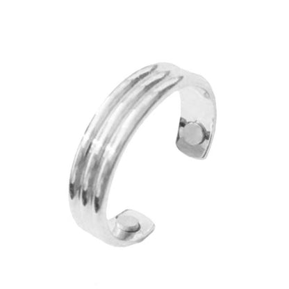 Women's & Men's Double Magnetic Therapy Health Care Open Rings