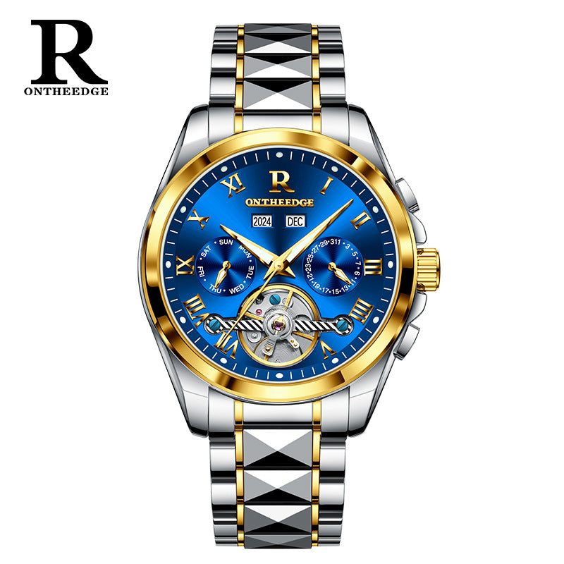 Men's Swiss Famous Watch Automatic Hollow Pure Mechanical Watches