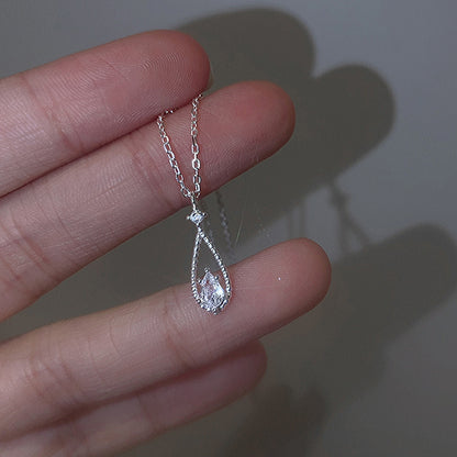Zircon Water Drop Super Fairy Female Necklaces