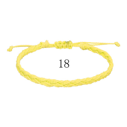 Waterproof Wax Line Woven Boho Surfing Bracelets