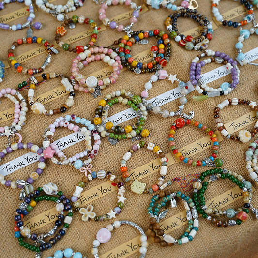 Women's Ceramic Summer High-grade Chinese Style National Bracelets