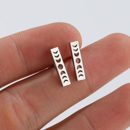 Style Personality Design Fashion Geometry Pattern Simple Star Earrings