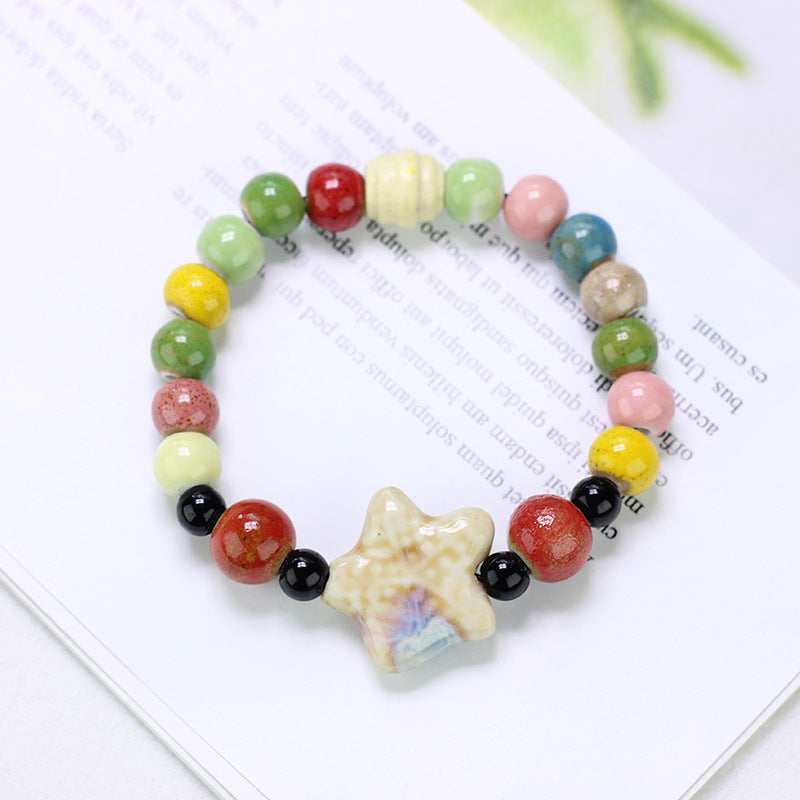 Ornament Ceramic Chinese Beaded Female Niche Bracelets