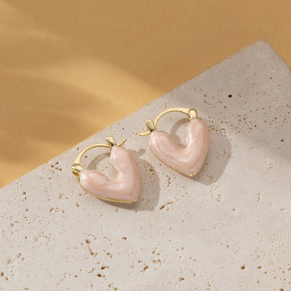 Women's High-grade Peach Niche Design Light Luxury Earrings