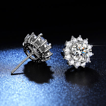 Fashion Sun Flower Ear Karat Jewelry Earrings