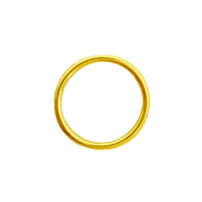 Women's & Men's Gold Ancient Law Inheritance Simple Frosted Rings