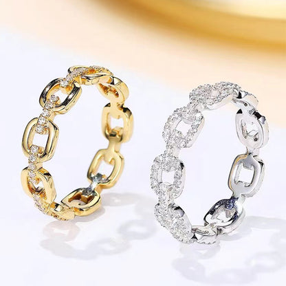 Chain Female Design Fashion Personality High Rings