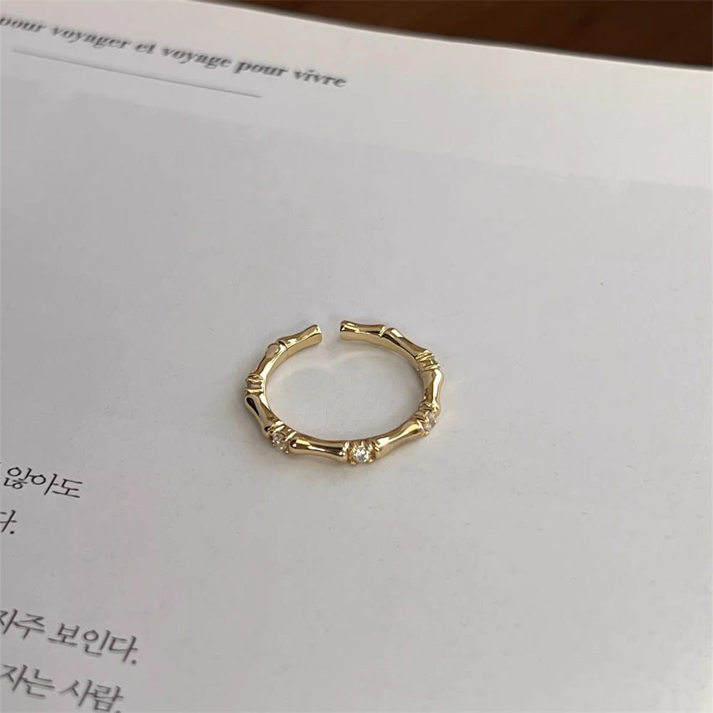 Glazed Butterfly Female Western Style Design High Sense Unique Rings
