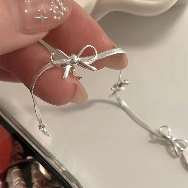 Escape Minimalist Sweet Bow Snake Bones Chain Female Bracelets