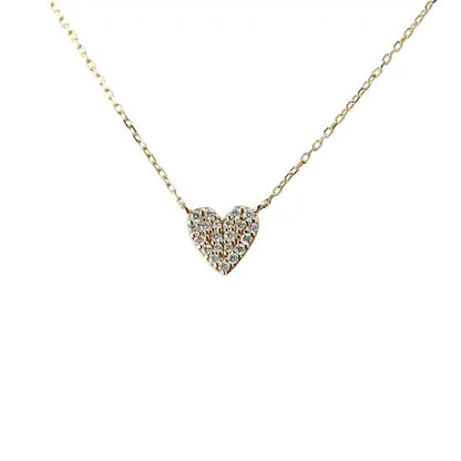 Full Diamond Zirconium Classic Simple Advanced Gifts Necklaces