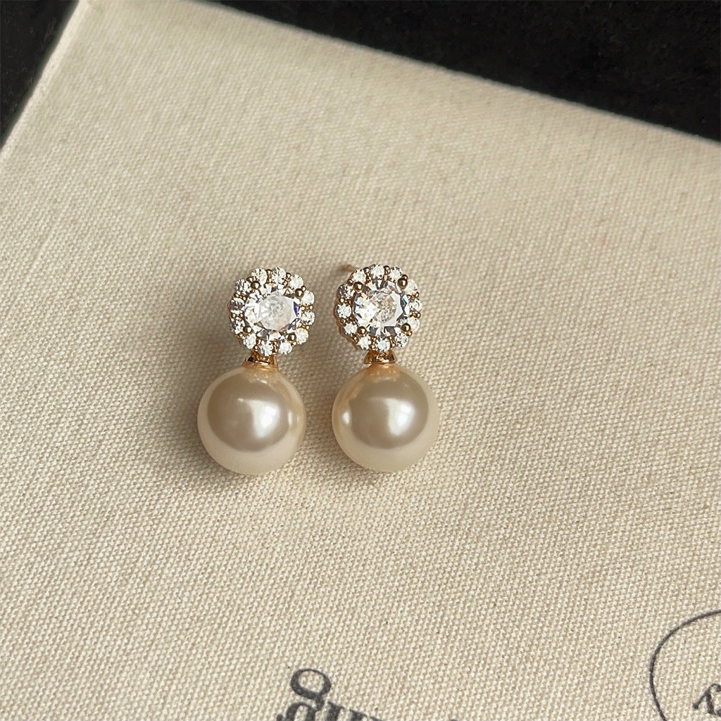 Women's Cold Feeling Quality Pearl Light Luxury Earrings