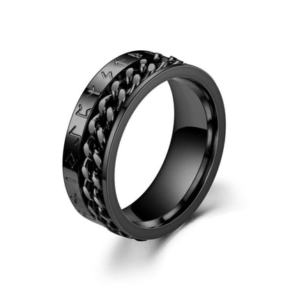 Men's Bottle Opener Stainless Steel Chain Unique Rings
