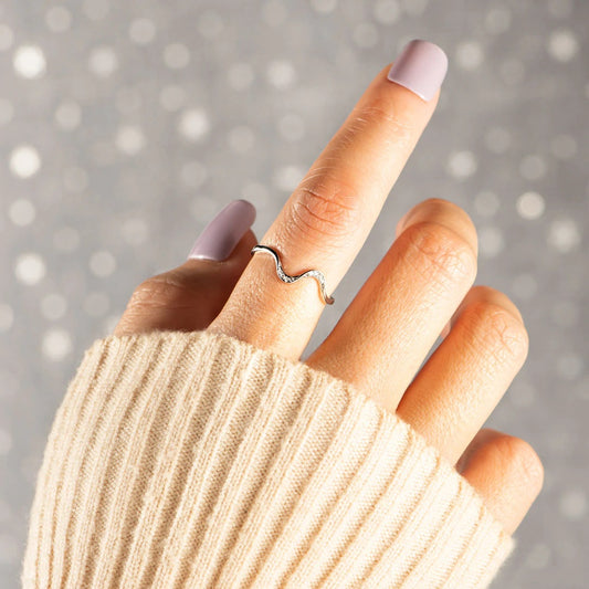 Trendy Minimalist Wave Female Fashion Water Rings