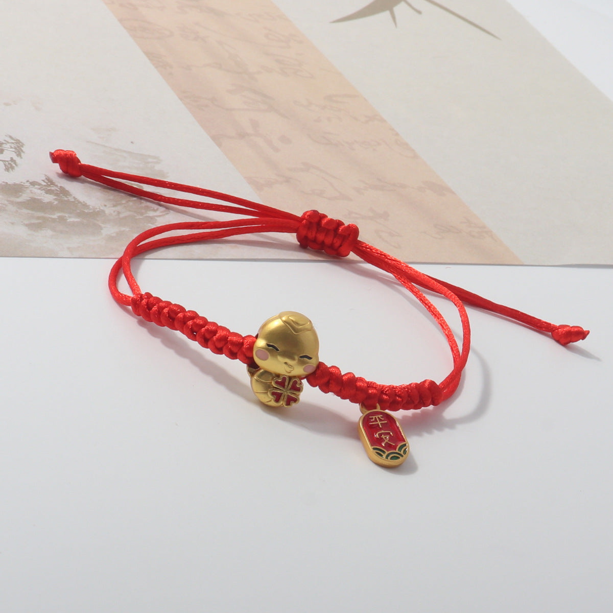 Year Of Snake Woven Love Holding Rabbit Spirit Bracelets