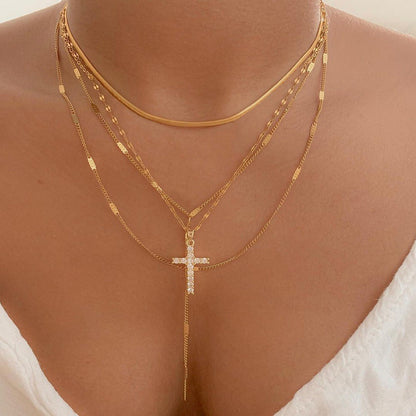Women's Retro Affordable Luxury Niche Chain Set Simple Necklaces